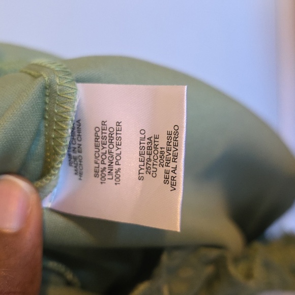 SENI & CADE Eyelet Embroidered Blouson-Sleeve Shift Dress Size Large - Picture 10 of 10